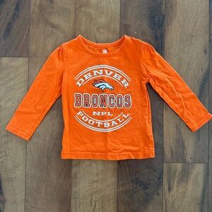 NFL Denver Broncos Girls 2t long sleeve shirt